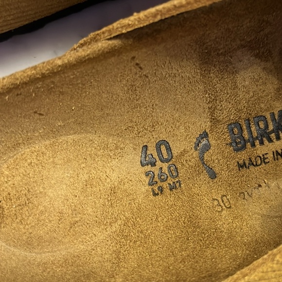 Birkenstock Boston Suede Embossed Clogs Size 9 NWT - Picture 14 of 15